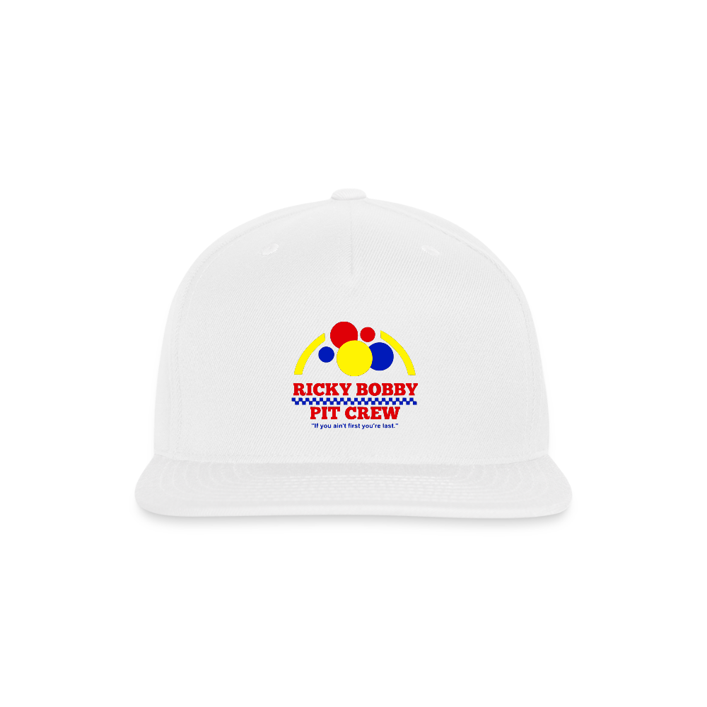 Rickey Bobby PC Snapback Baseball Cap - white