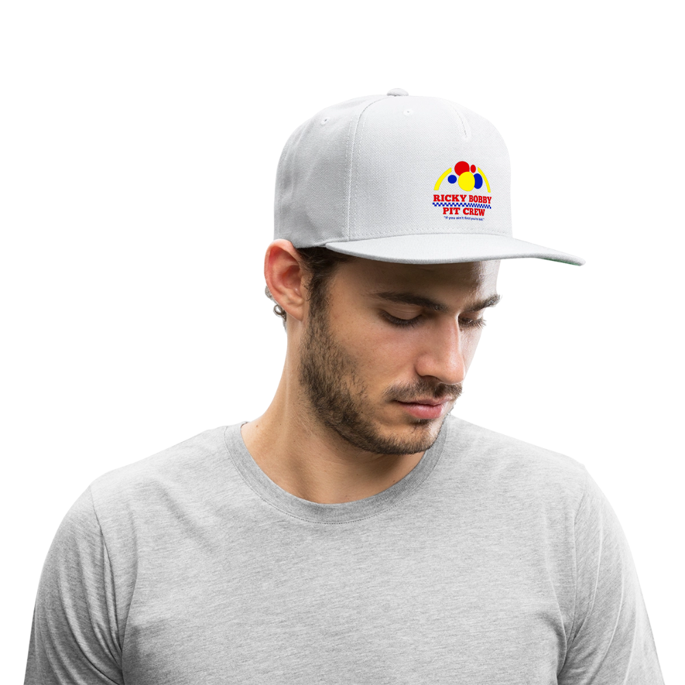 Rickey Bobby PC Snapback Baseball Cap - white