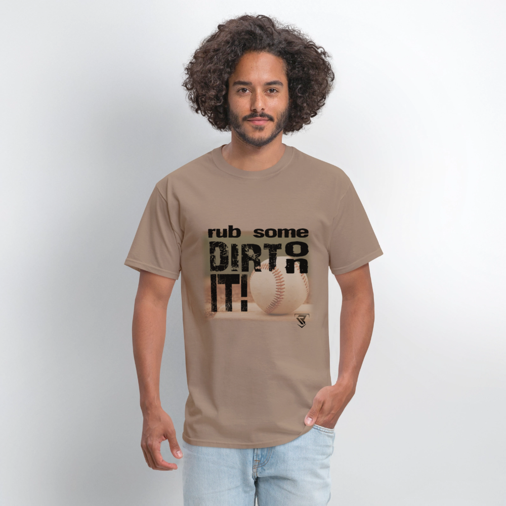 Rub Some Dirt On It Graphic tee Tee - brown savana