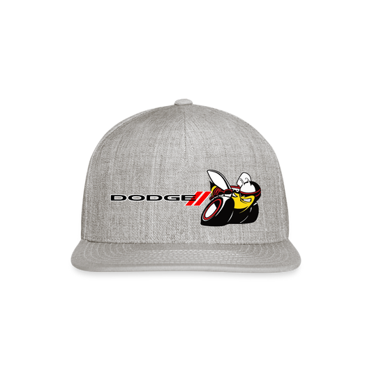 Dodge Scatpack Snapback Baseball Cap - heather gray