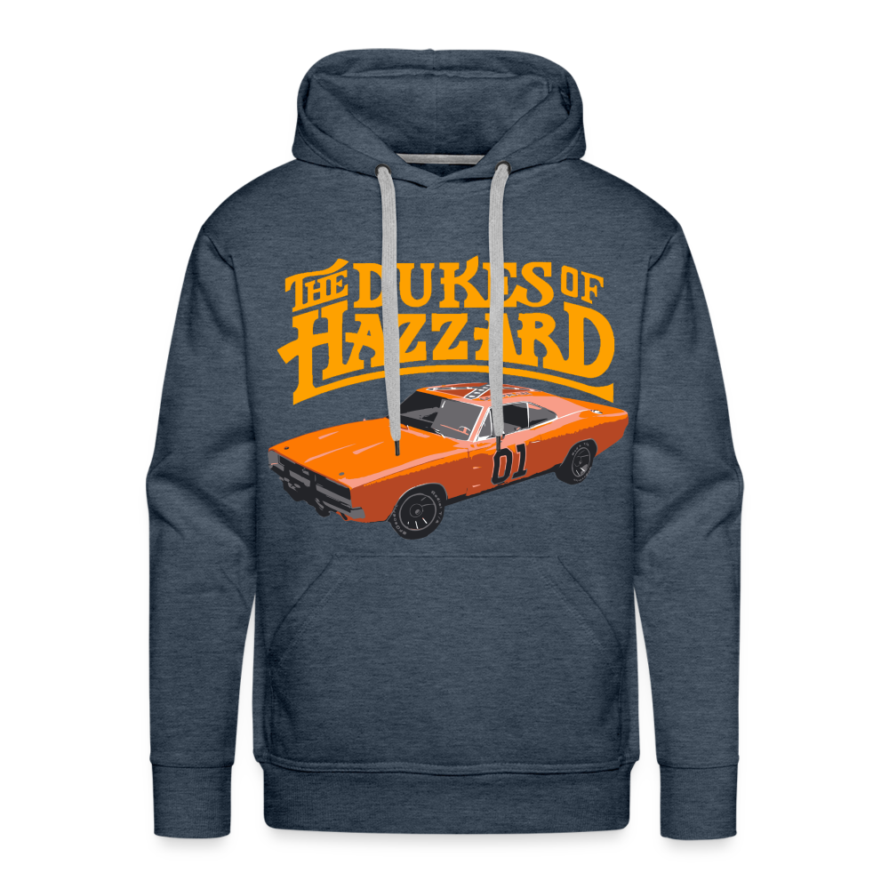 General Lee Hoodie - heather denim