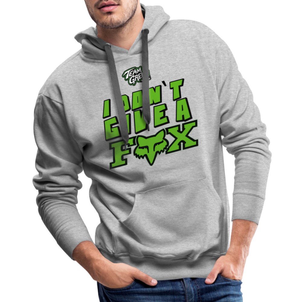 Dont give a Fox Kawasaki Premium Hoodie - heather grey