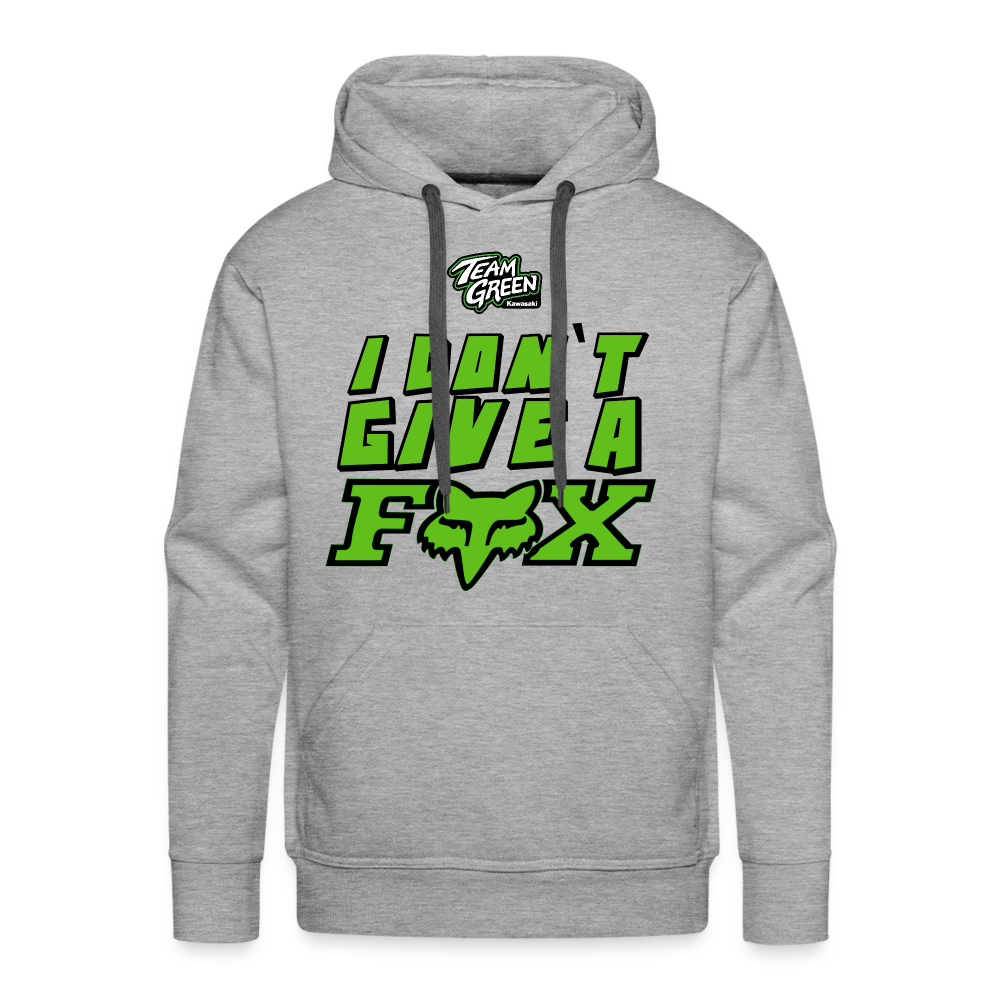 Dont give a Fox Kawasaki Premium Hoodie - heather grey