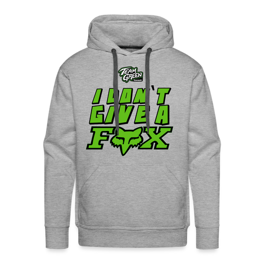 Dont give a Fox Kawasaki Premium Hoodie - heather grey