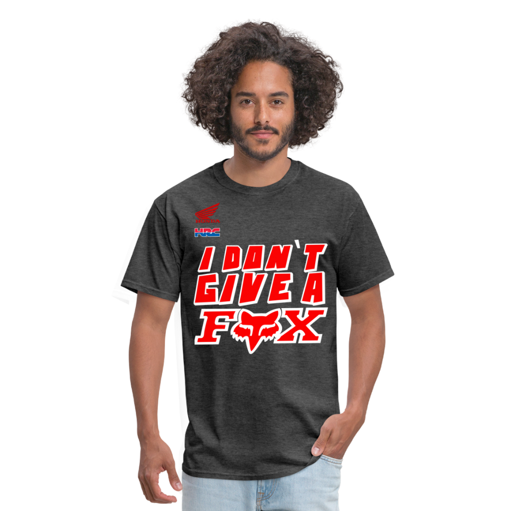 HRC Dont Give a Fox Honda Graphic Tee - heather black