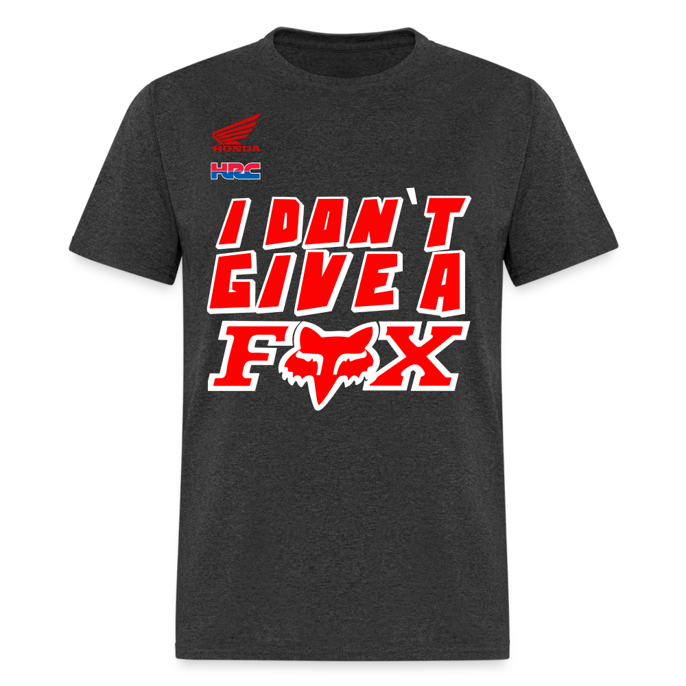 HRC Dont Give a Fox Honda Graphic Tee - heather black
