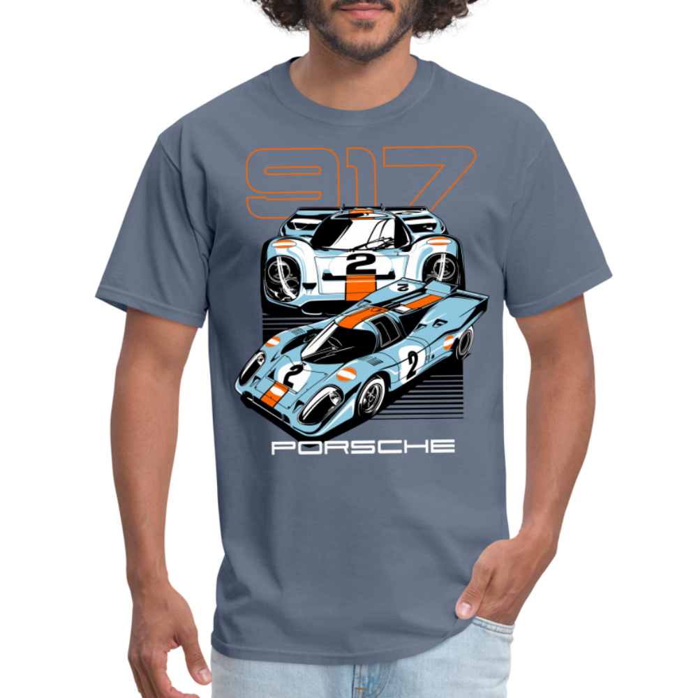 Porsche 917 GT Graphic Tee - denim