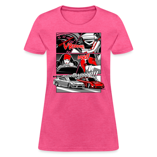 Women's Drift Graphic Tee - heather pink