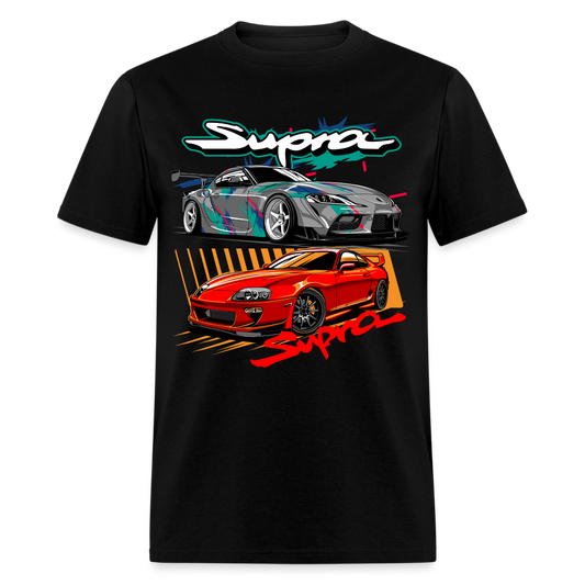 Supra New and Old Graphic Tee - black