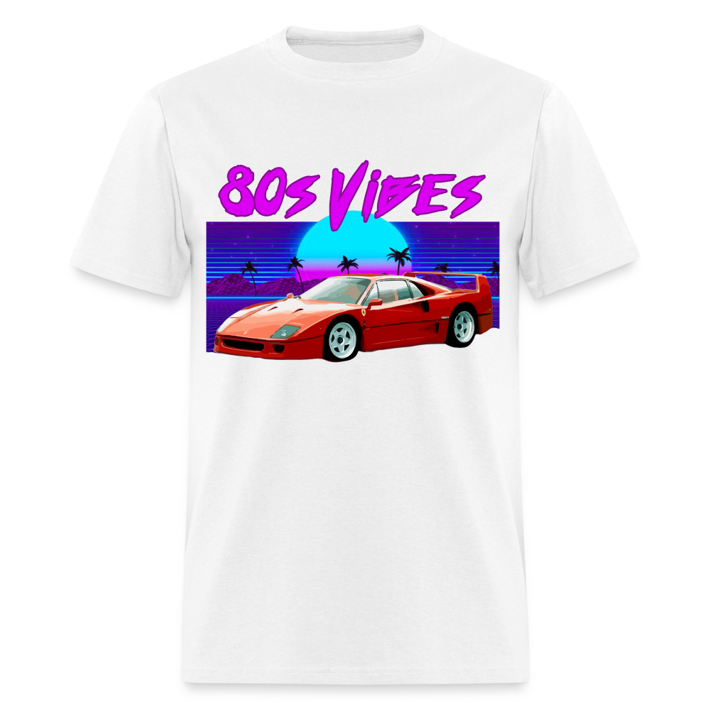 F40 80s Vibes graphic tee - white
