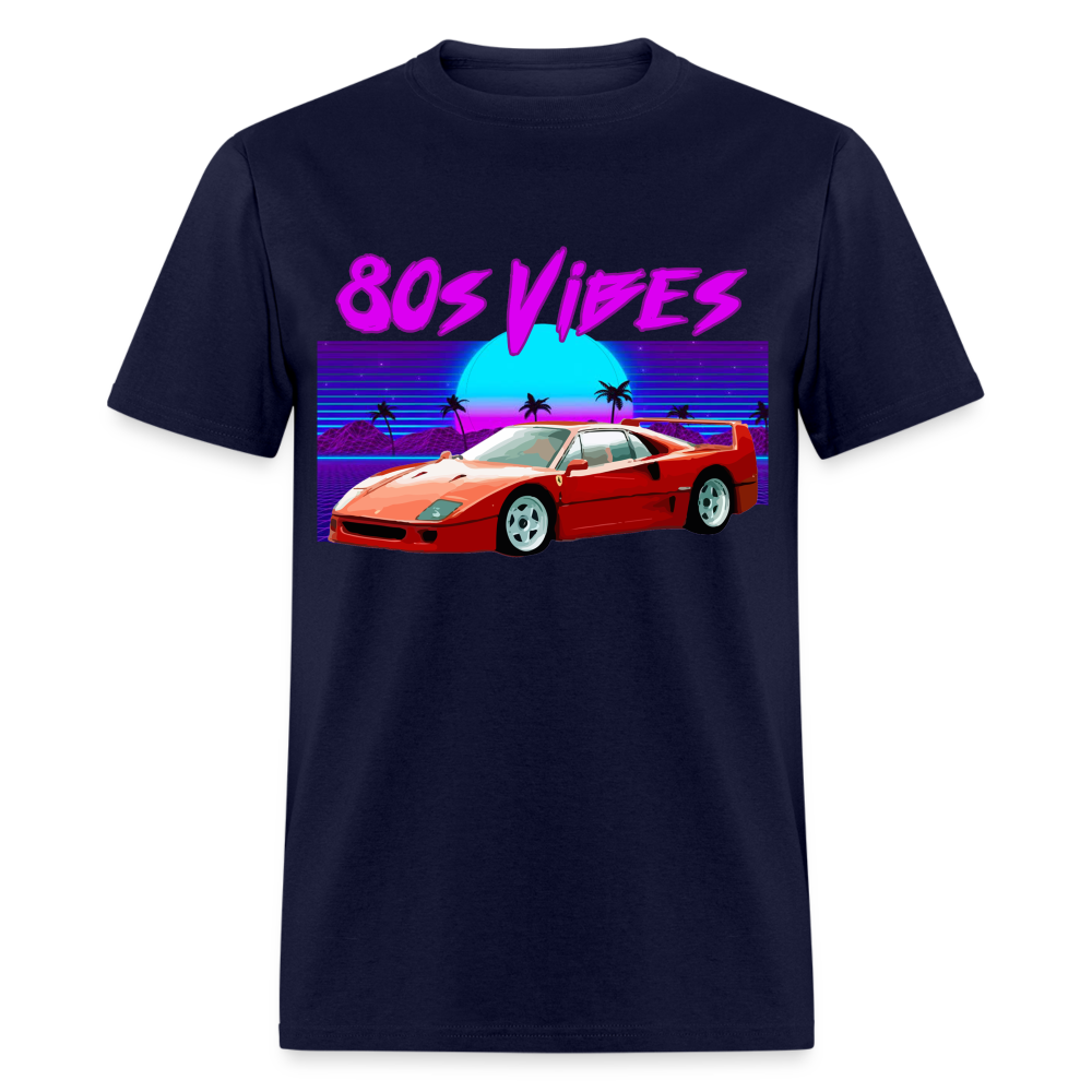 F40 80s Vibes graphic tee - navy