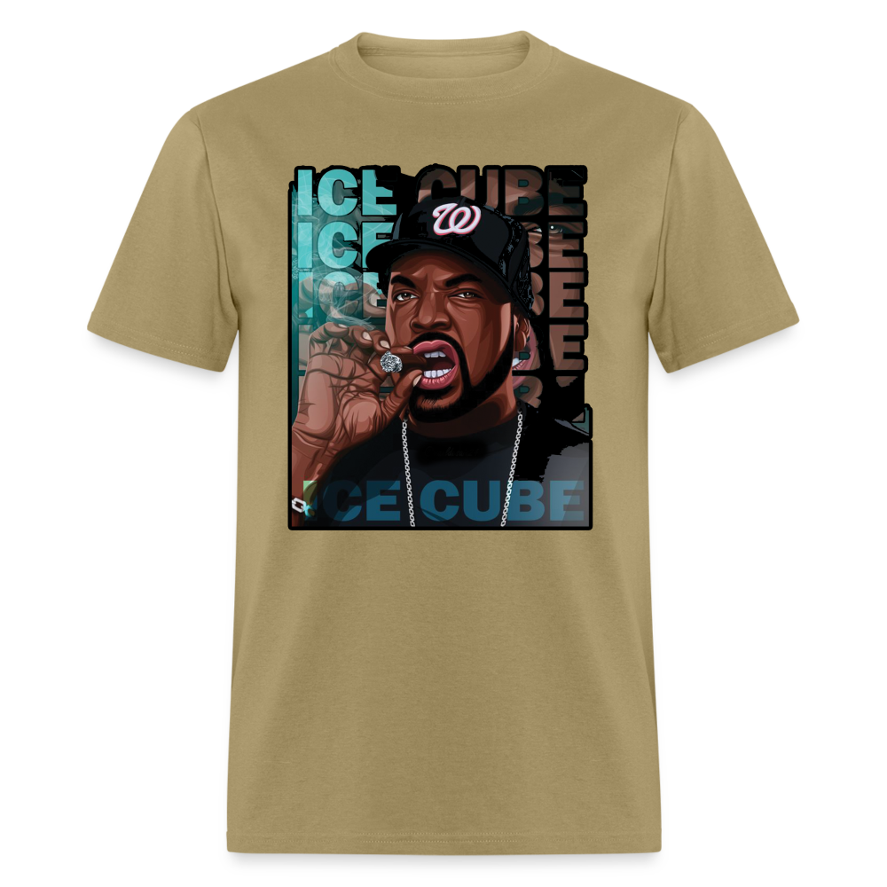 Ice Cube Graphic Tee - khaki