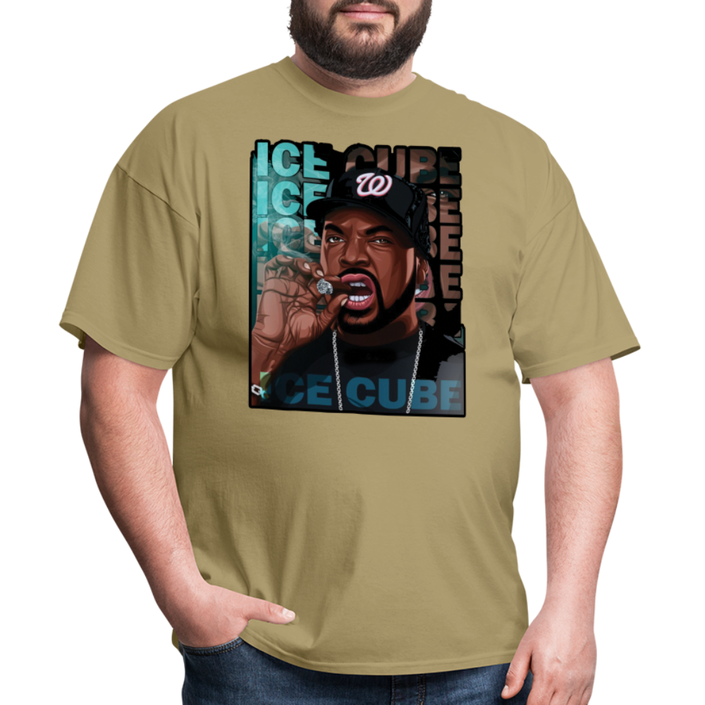 Ice Cube Graphic Tee - khaki