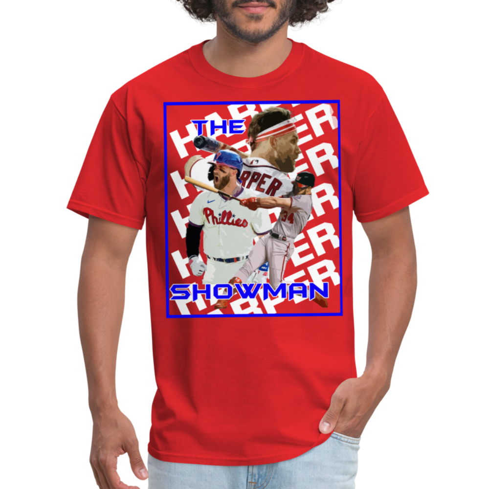 Harper Showman Frame Graphic Tee - red