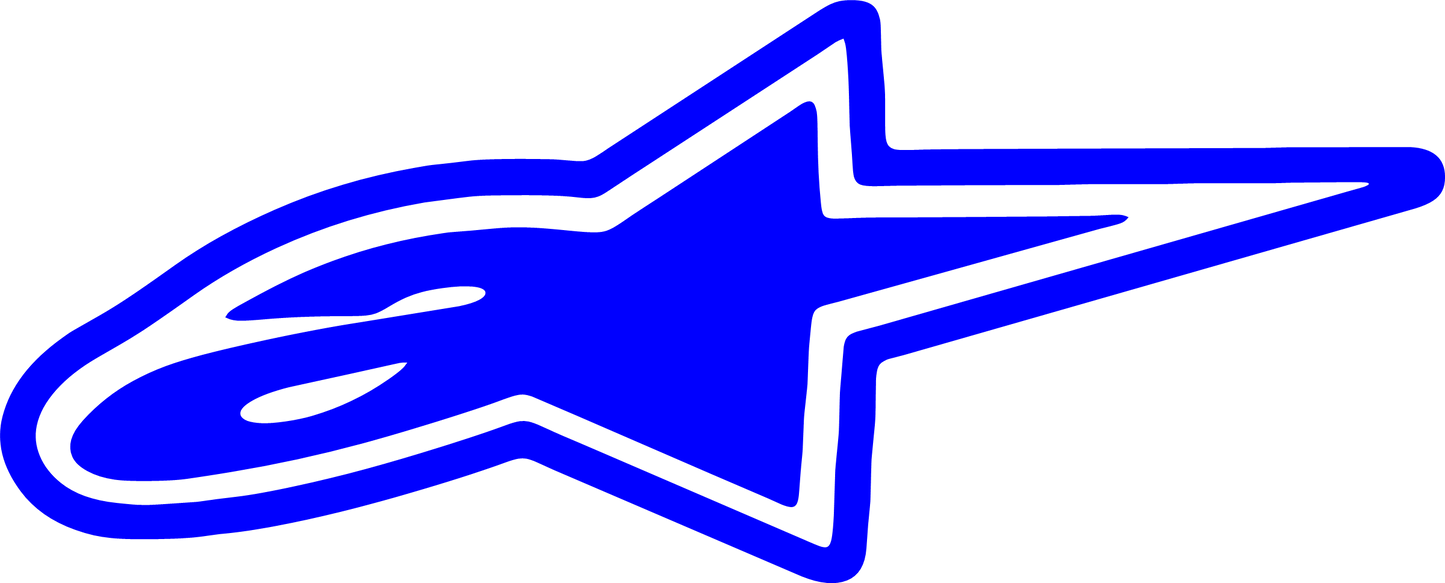 Alpinestars Vinyl Decal Outline Style