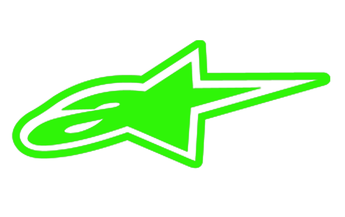 Alpinestars Vinyl Decal Outline Style