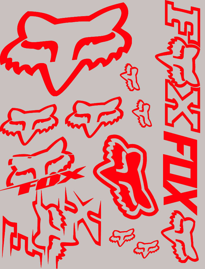 Fox Racing Sponsor Sheet