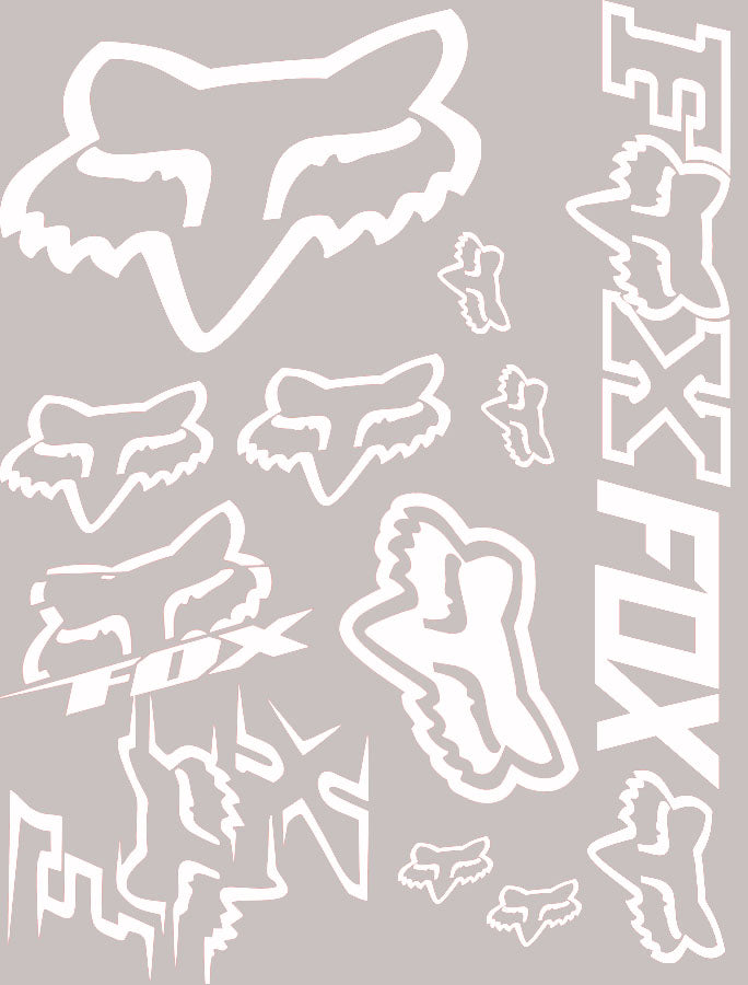 Fox Racing Sponsor Sheet