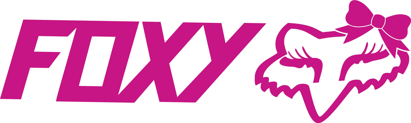 Foxy Racing Decals Female Design