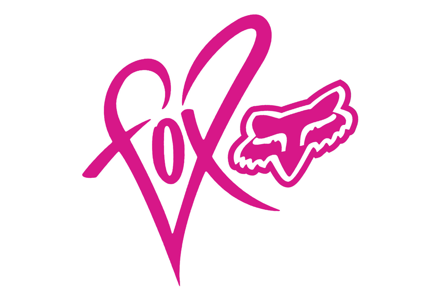 Womens Fox Inspire Racing Decals