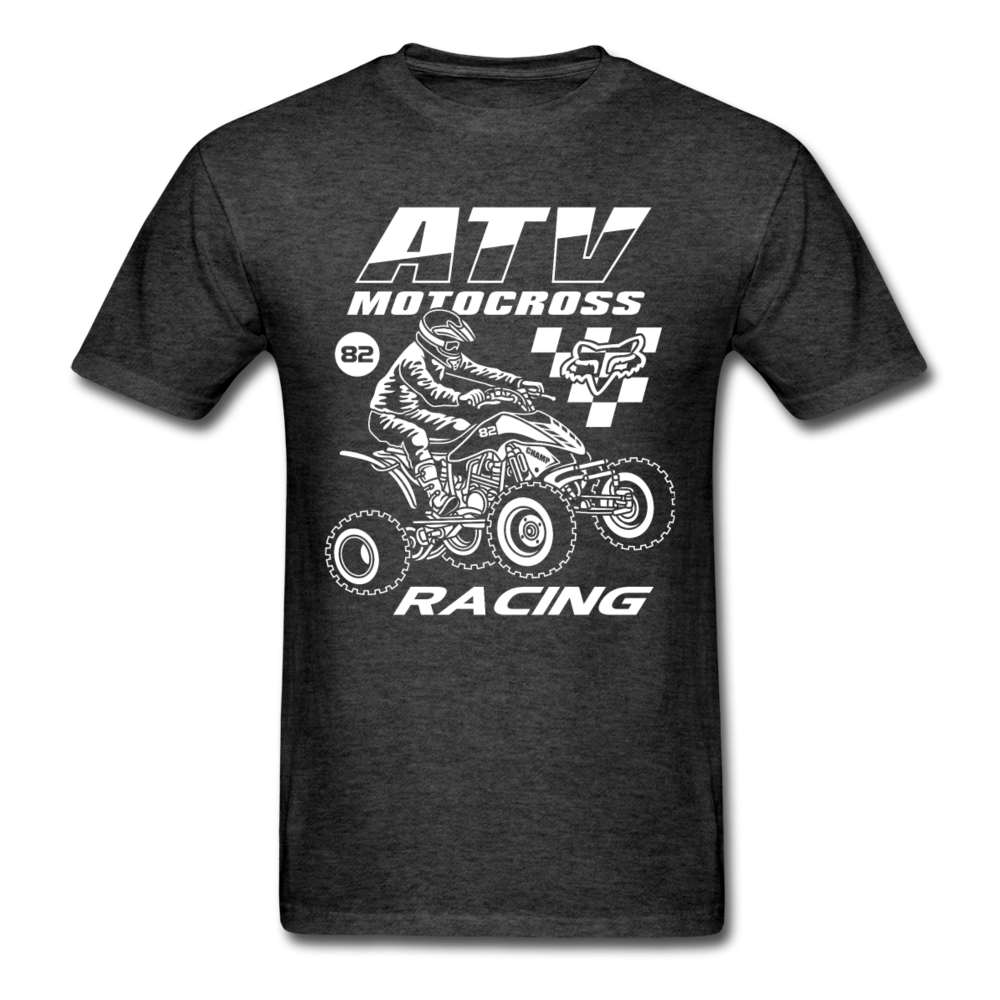 Vintage ATV Racing Graphic Tee; MX Supercross - heather black