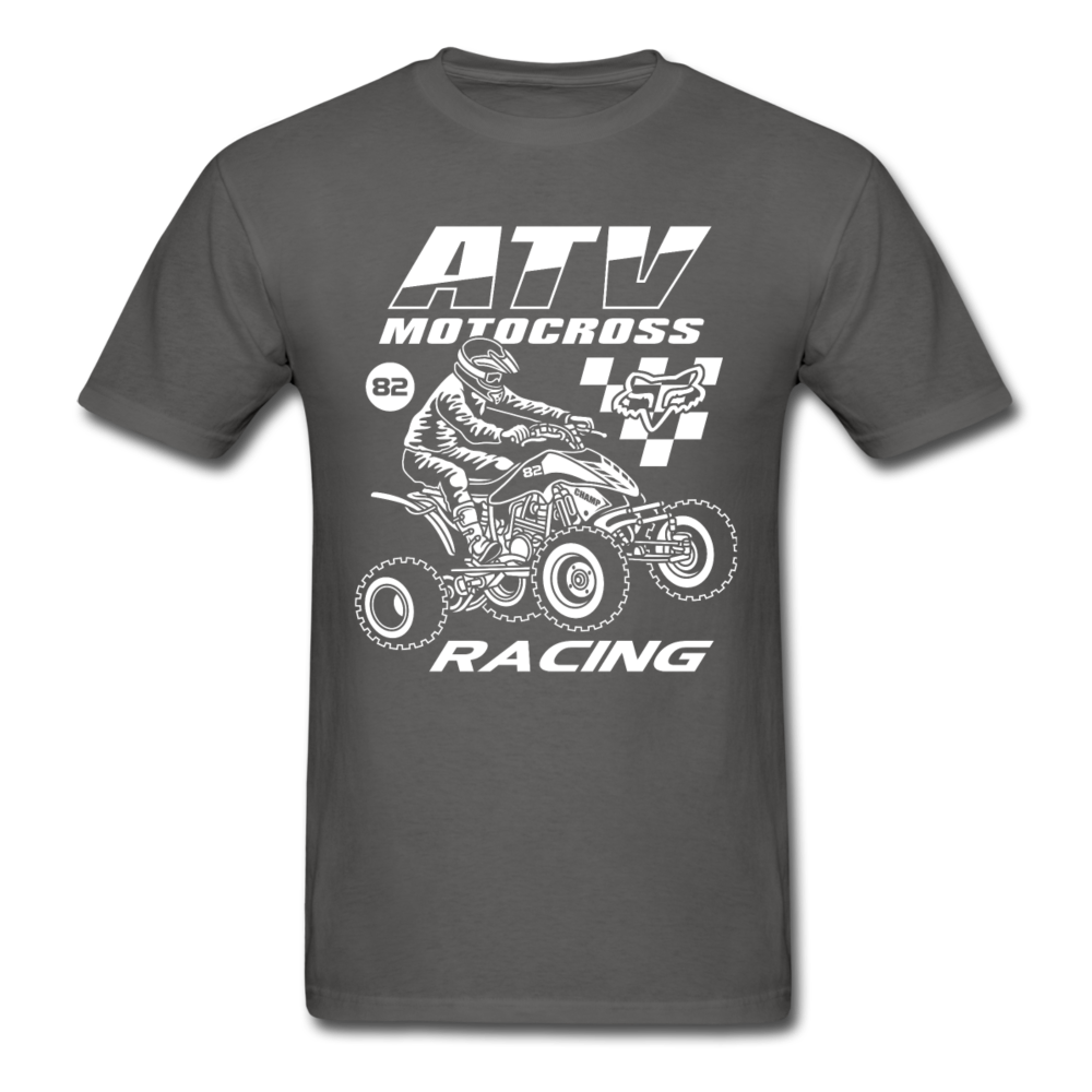 Vintage ATV Racing Graphic Tee; MX Supercross - charcoal