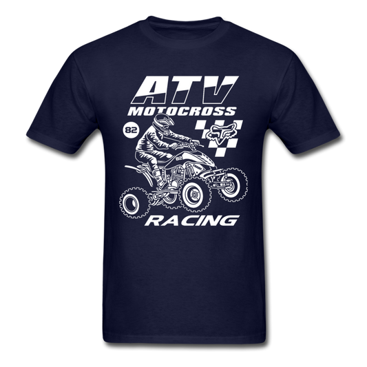 Vintage ATV Racing Graphic Tee; MX Supercross - navy