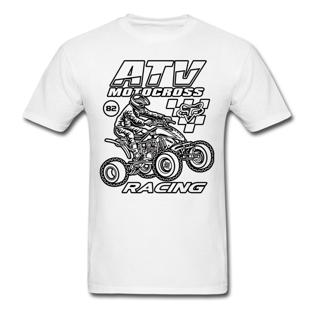Vintage ATV Racing Graphic Tee; MX, Supercross - white