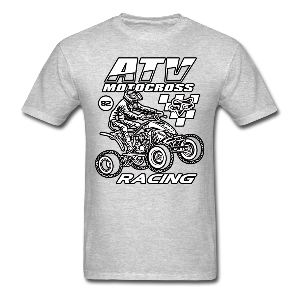 Vintage ATV Racing Graphic Tee; MX, Supercross - heather gray