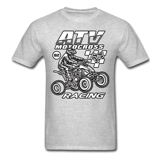 Vintage ATV Racing Graphic Tee; MX, Supercross - heather gray