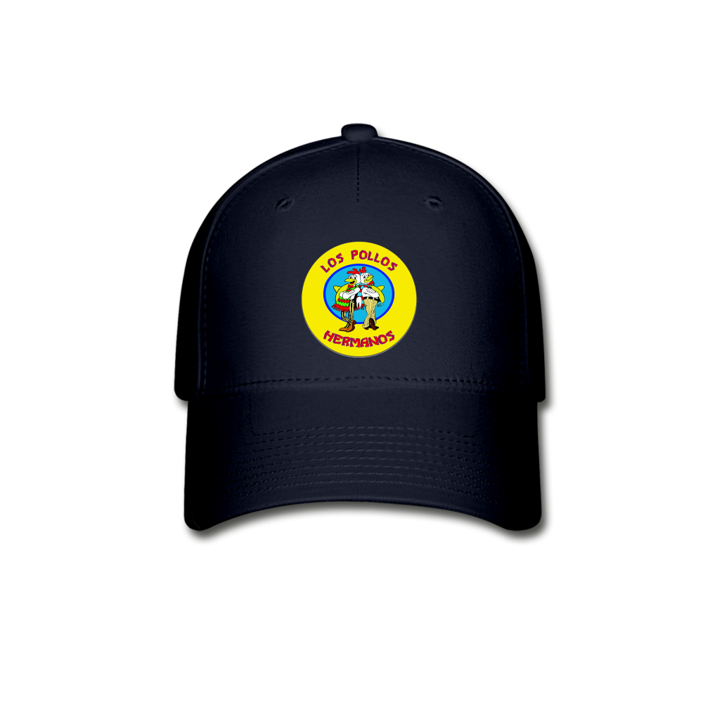Los Pollos Hermanos Breaking Bad Restaurant Logo Baseball Cap - navy