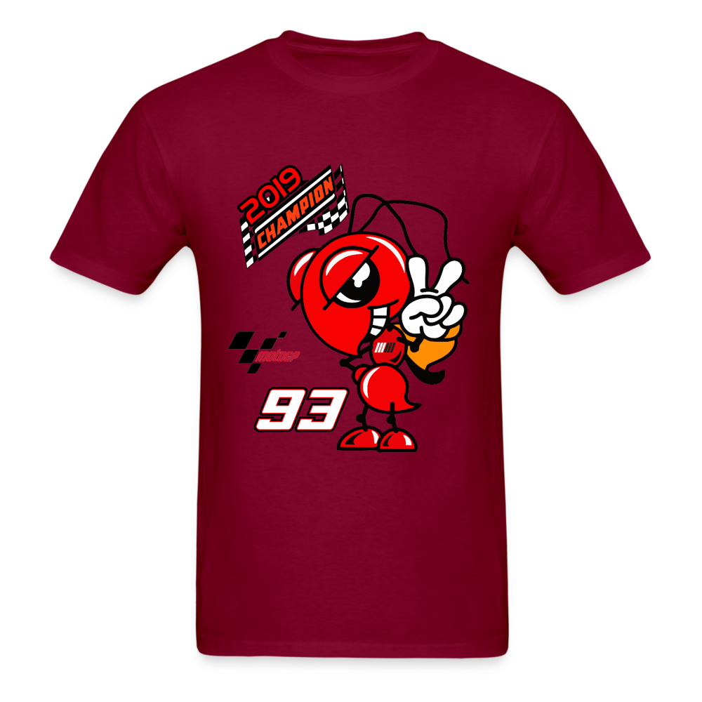MotoGP Marquez 93 "Ant of Cervera" Custom Graphic Tee - burgundy