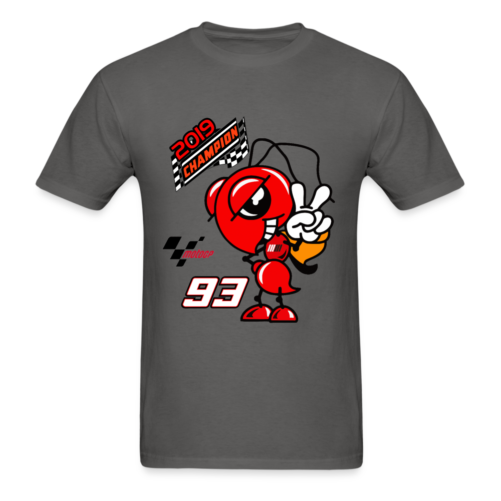 MotoGP Marquez 93 "Ant of Cervera" Custom Graphic Tee - charcoal