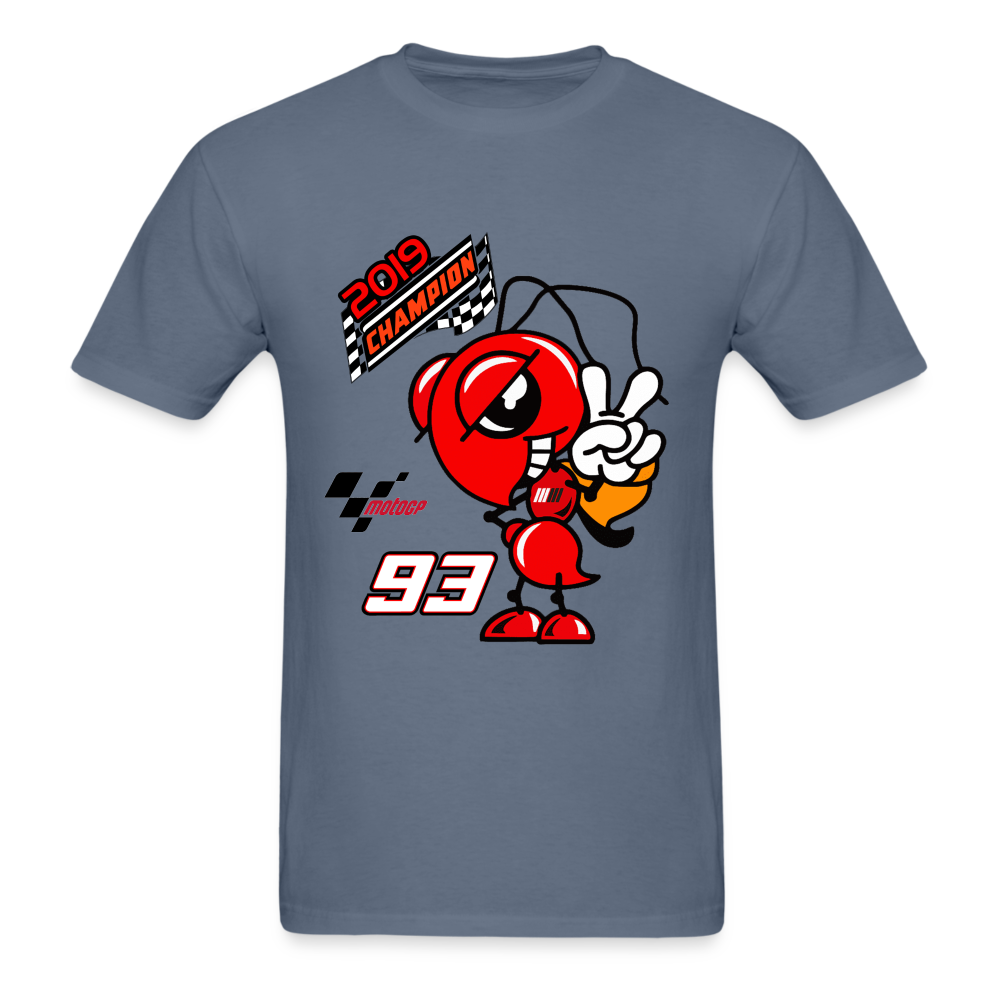 MotoGP Marquez 93 "Ant of Cervera" Custom Graphic Tee - denim