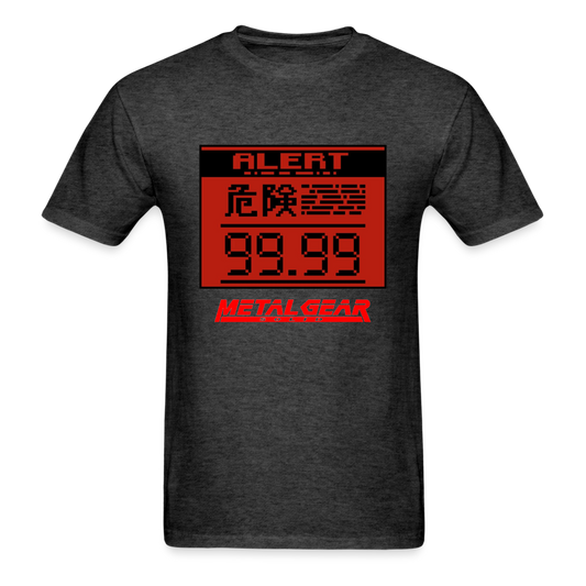 Metal Gear Solid T-Shirt; Solid Snake, Playstation, Gaming, MSG - heather black