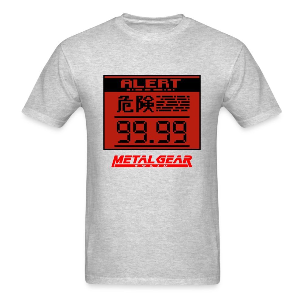 Metal Gear Solid T-Shirt; Solid Snake, Playstation, Gaming, MSG - heather gray