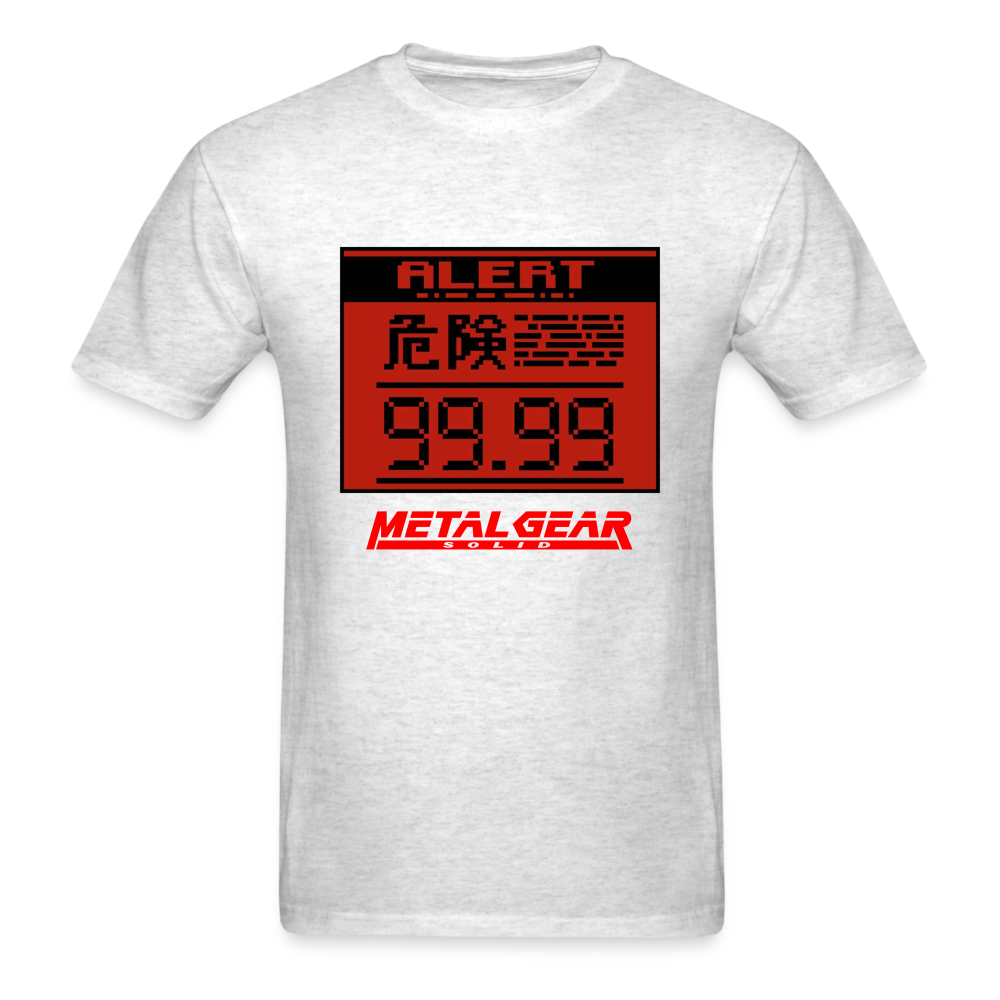 Metal Gear Solid T-Shirt; Solid Snake, Playstation, Gaming, MSG - light heather gray