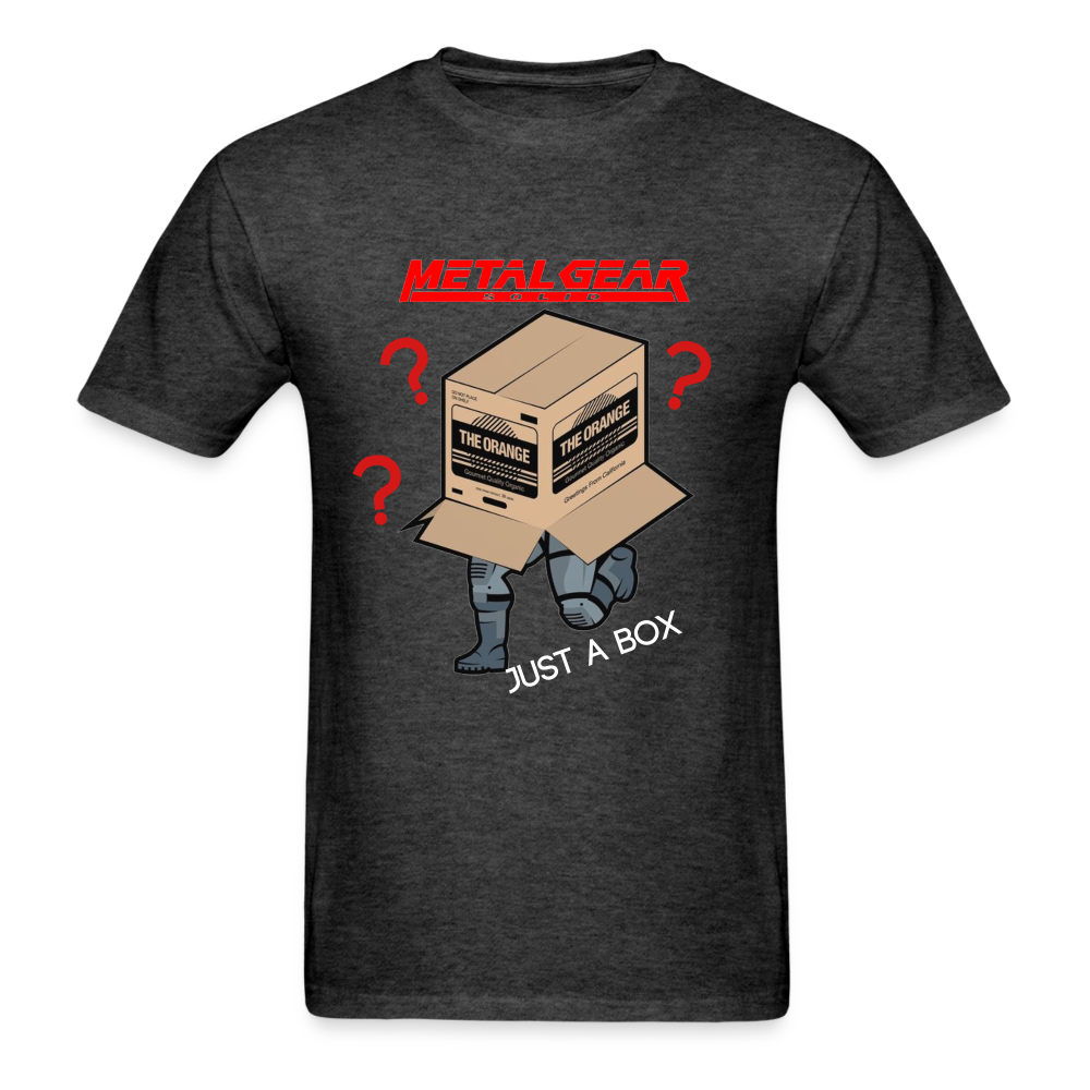 Metal Gear Solid T-Shirt; Solid Snake, Playstation, Gaming, MSG - heather black