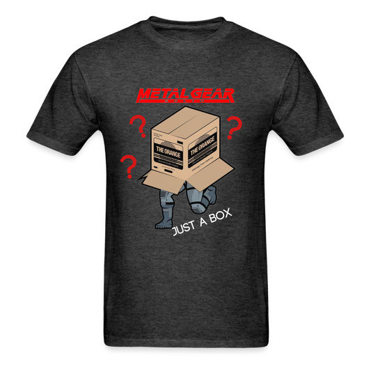 Metal Gear Solid T-Shirt; Solid Snake, Playstation, Gaming, MSG - heather black
