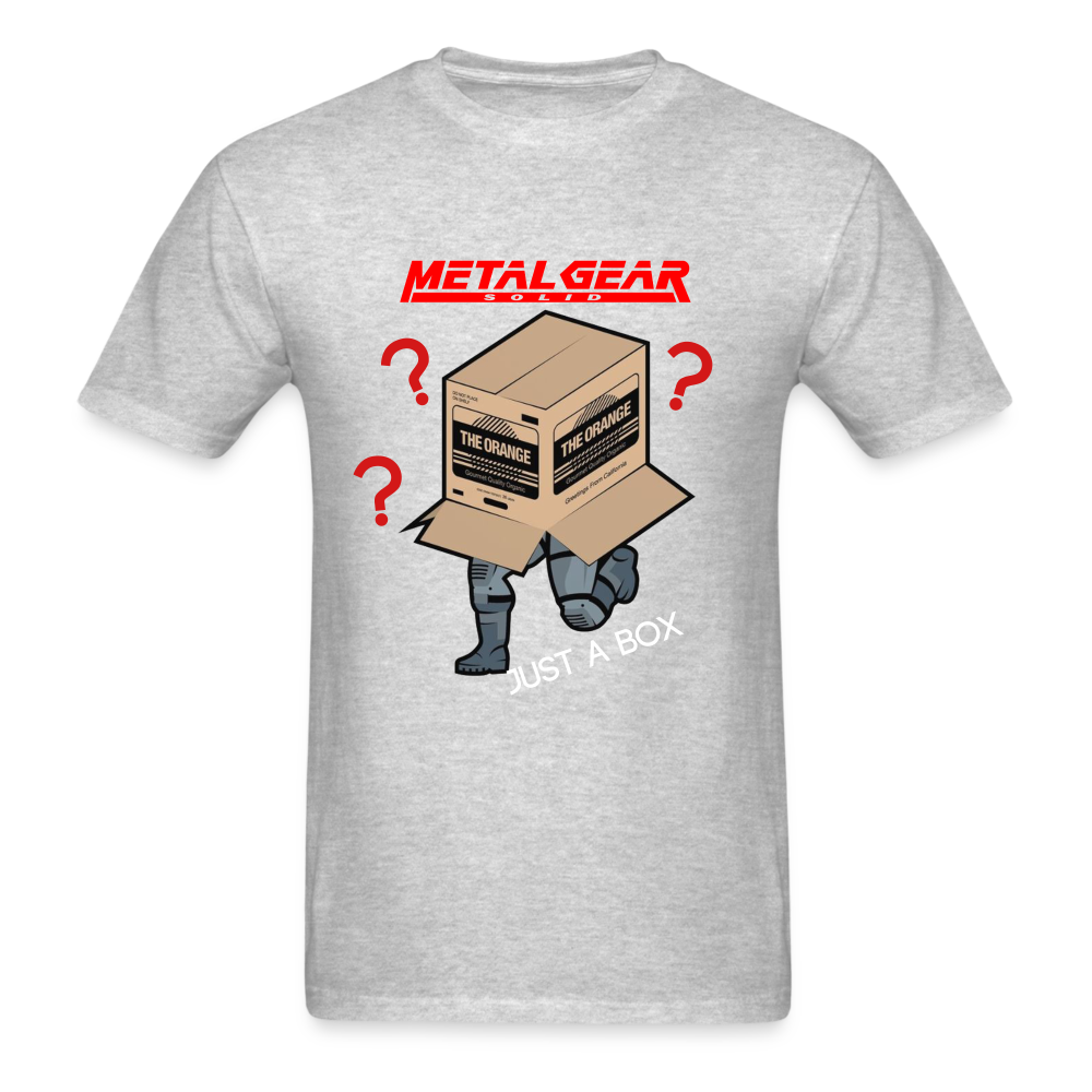 Metal Gear Solid T-Shirt; Solid Snake, Playstation, Gaming, MSG - heather gray