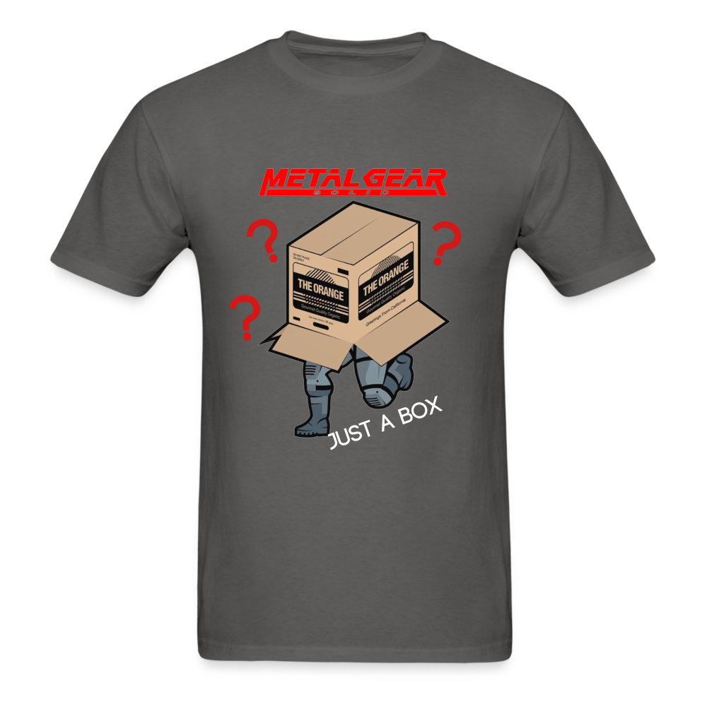 Metal Gear Solid T-Shirt; Solid Snake, Playstation, Gaming, MSG - charcoal