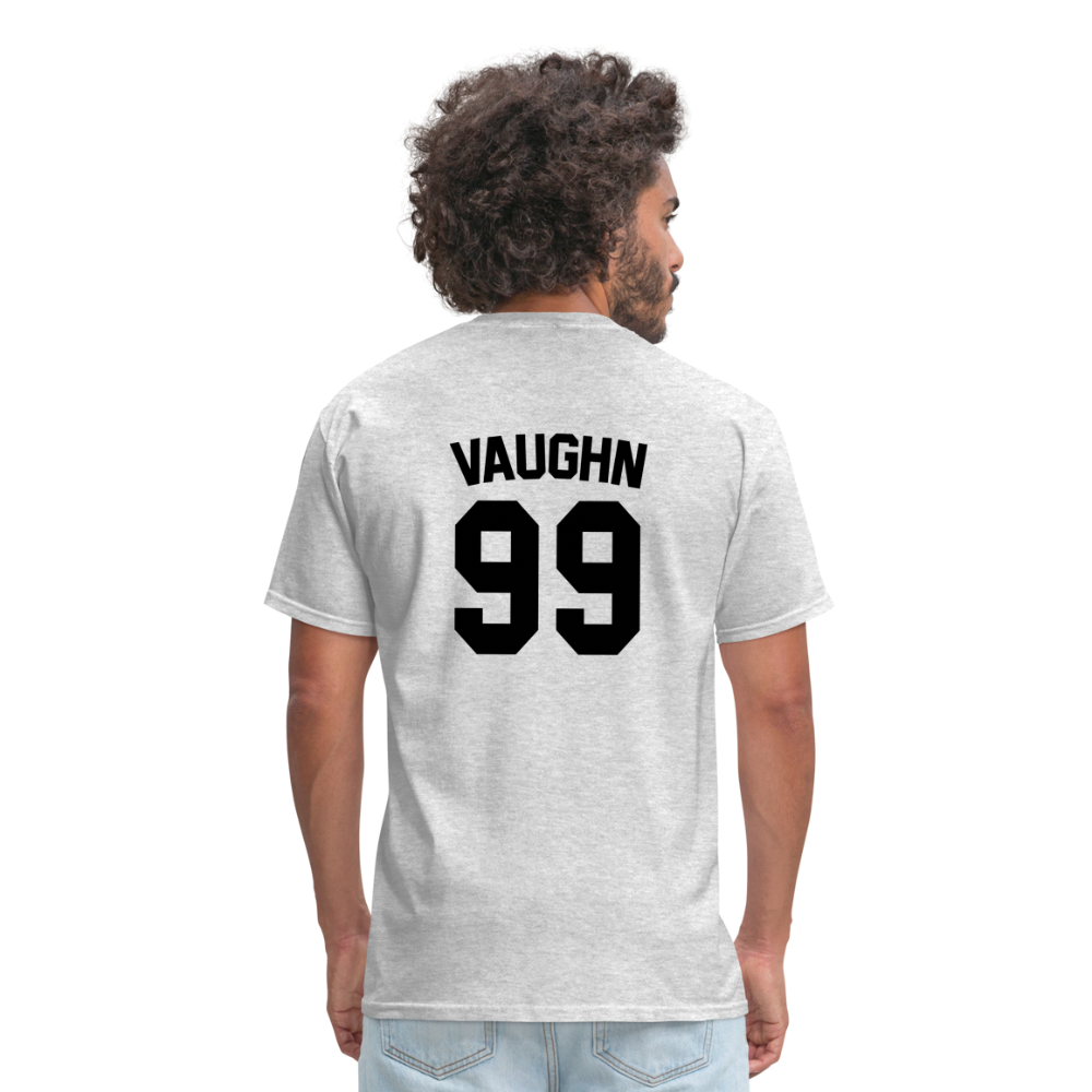 Major League Vaughn Jersey 99 Graphic Tee: Wild Thing, Indians, Cleveland - heather gray