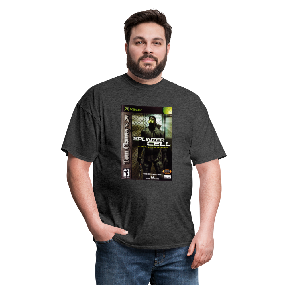 Custom Box Art Graphic tee - heather black