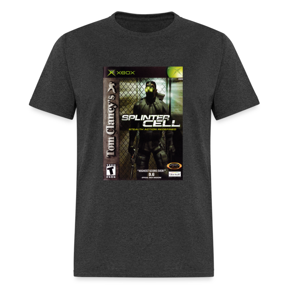 Custom Box Art Graphic tee - heather black