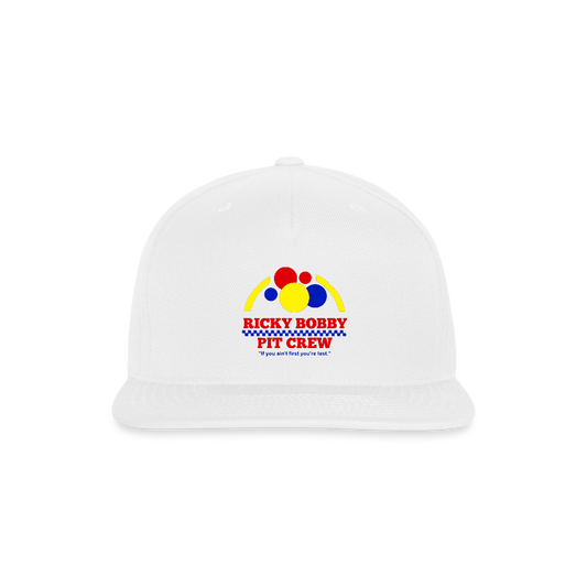 Rickey Bobby PC Snapback Baseball Cap - white