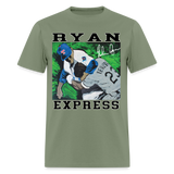 Nolan Ryan Art 3 Graphic Tee - military green