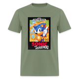 Sonic 1 Cover Art Graphic Tee - military green