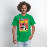 Vintage Topps Baseball Graphic Tee - bright green
