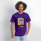 Sonic 1 Cover Art Graphic Tee - purple