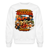 Dukes of Hazzard Mens Graphic Crewneck Sweatshirt - white